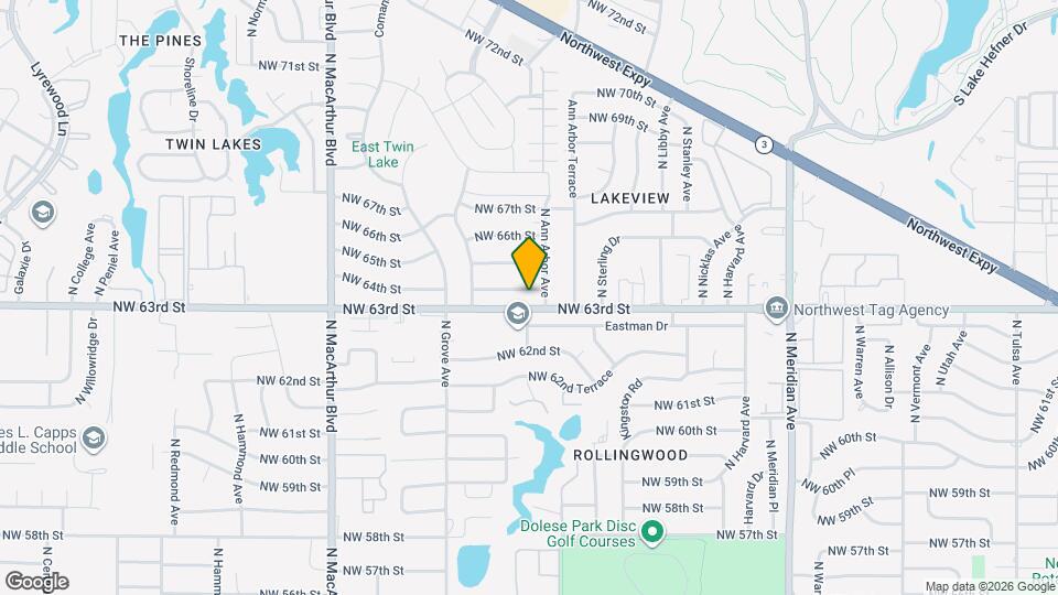 5408 NW 64th St Map and Location Details