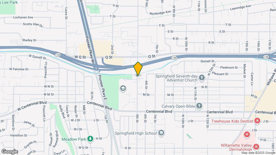 1725 N 5th St Map and Location Details