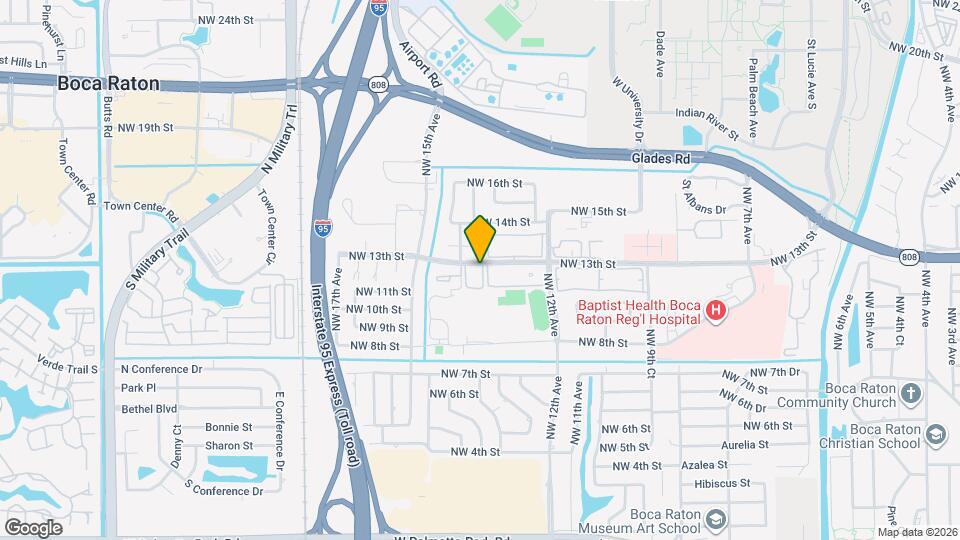 1330 NW 13th St Map and Location Details