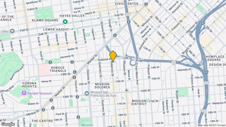 235 Valencia Mapa y Detalles de la Ubicación