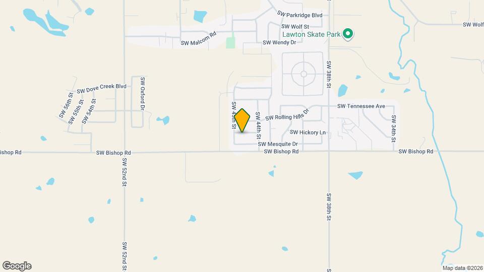 4416 SW Hickory Ln Map and Location Details