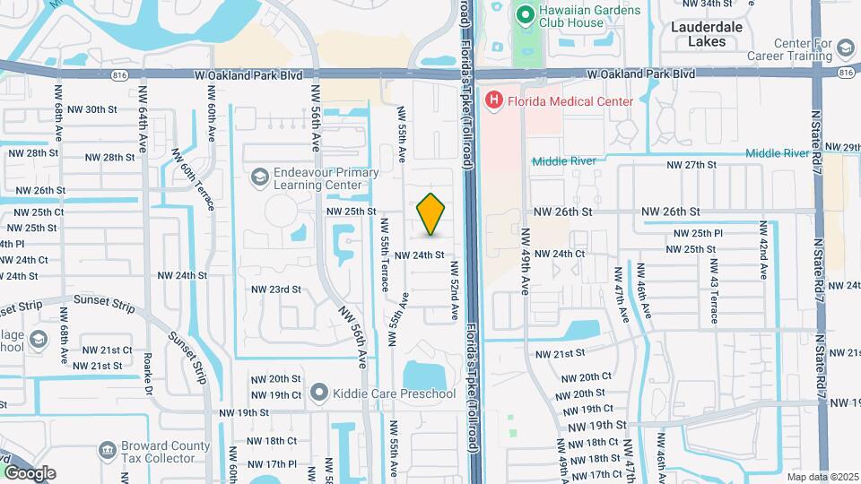 5316 NW 24th Ct Map and Location Details