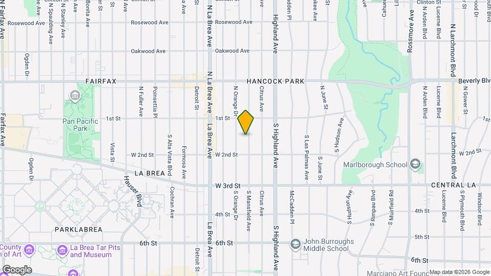 143 S Mansfield Ave Map and Location Details