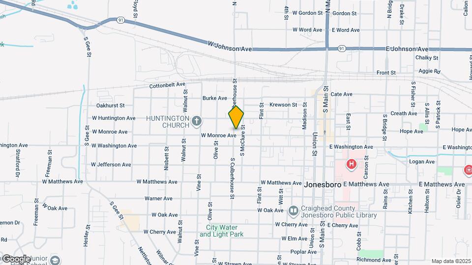 650 W Monroe Ave Map and Location Details
