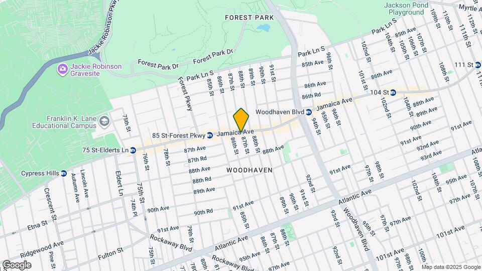 86-22 Jamaica Ave Mapa y Detalles de la Ubicación
