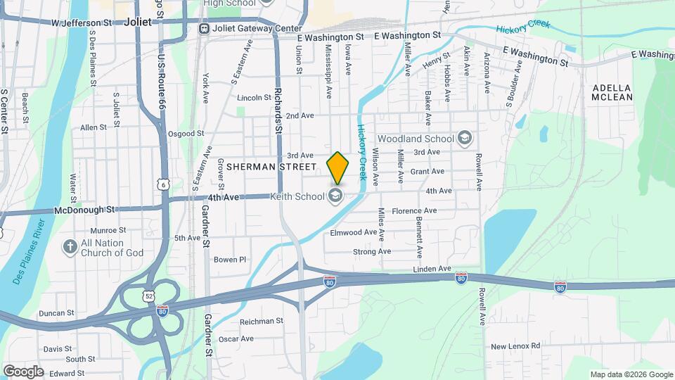 358 Mississippi Ave Map and Location Details