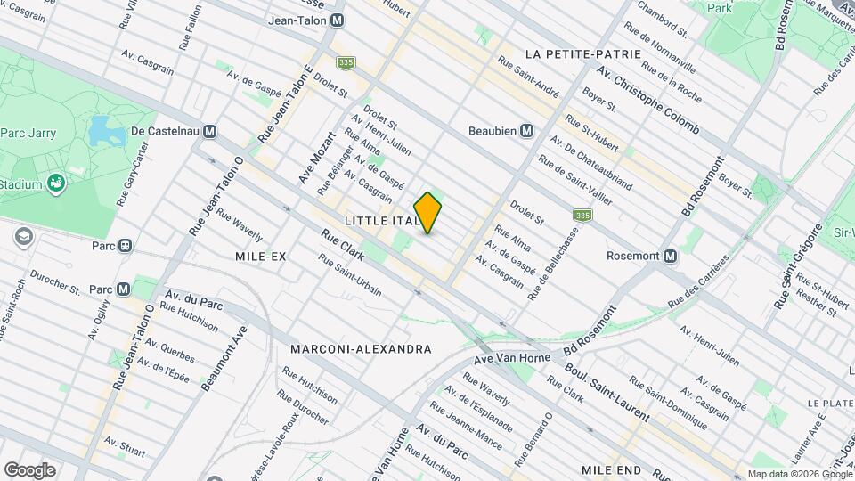 6591 Saint-Dominique Rue Map and Location Details