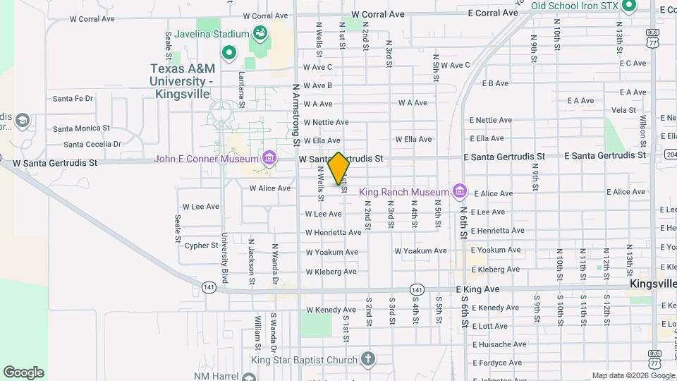 608 W Alice Ave Map and Location Details