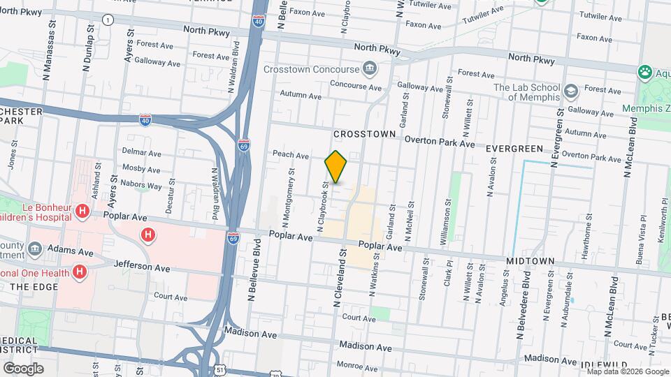 1315 Crosstown Ct Map and Location Details