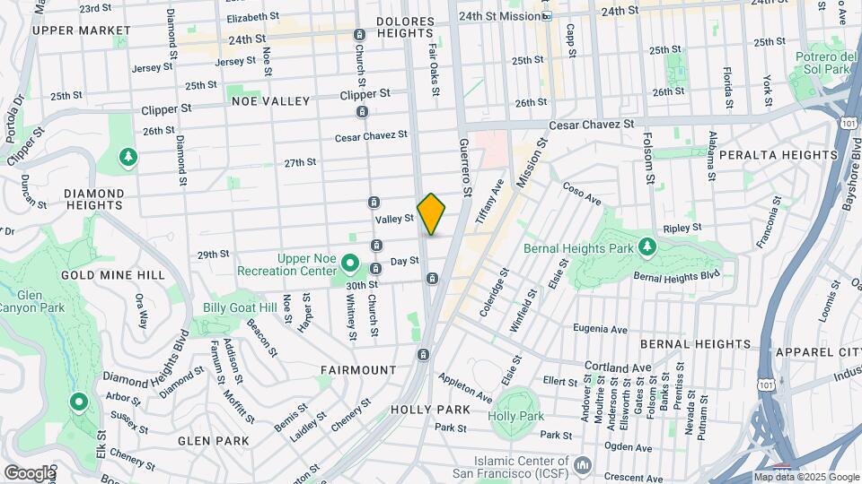 1607 Dolores St Map and Location Details