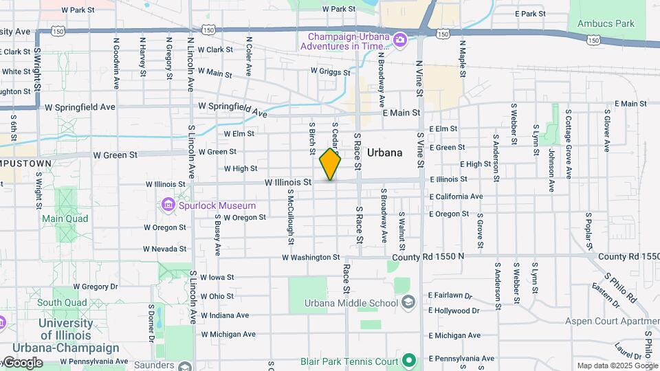 303 W Illinois St Map and Location Details