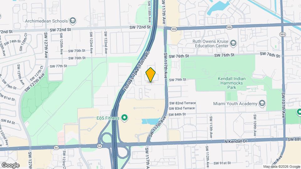 11851 SW 80th Terrace Map and Location Details