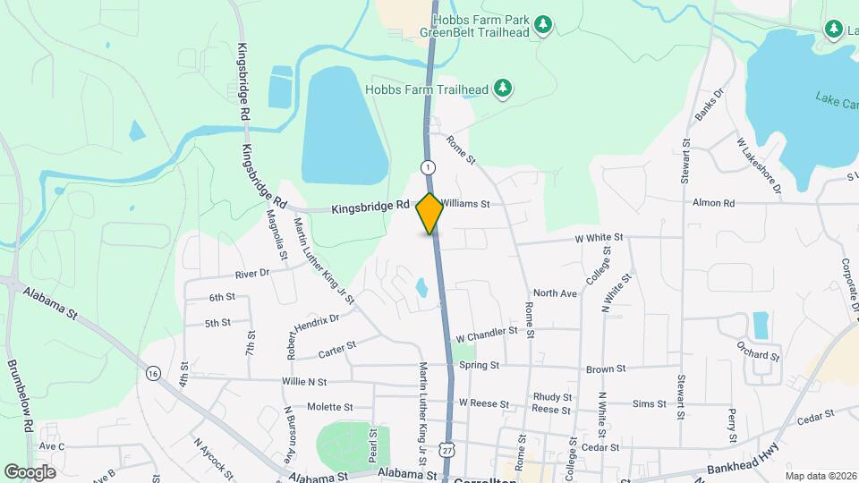 802 N Park St Map and Location Details