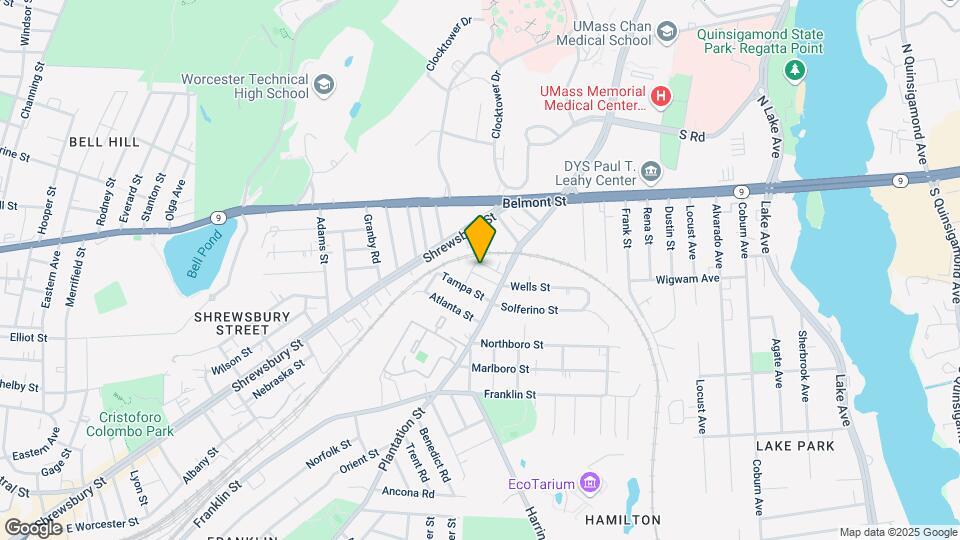 327 Plantation St, Unit 302 Map and Location Details