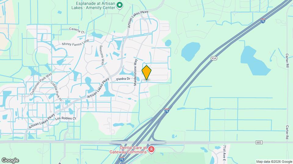 10525 Oakside Dr Mapa y Detalles de la Ubicación