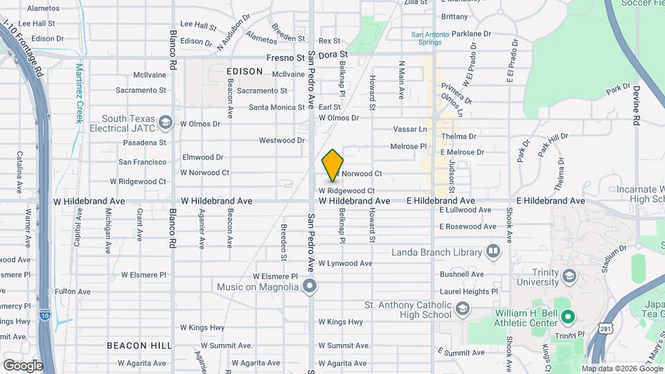 315 W Ridgewood Ct Map and Location Details