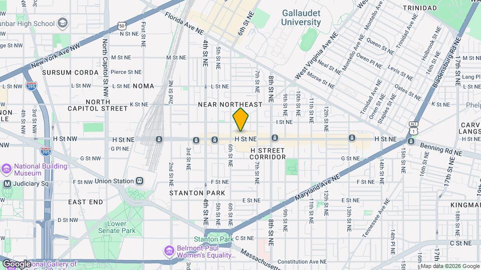 600 H St NE, Unit SI FL5-ID511 Mapa y Detalles de la Ubicación