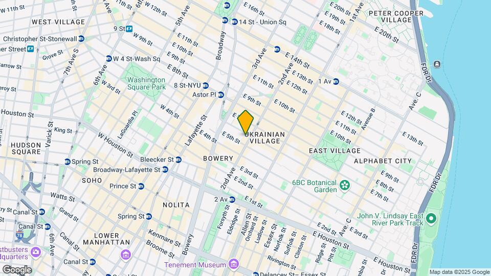 97 Second Ave Mapa y Detalles de la Ubicación