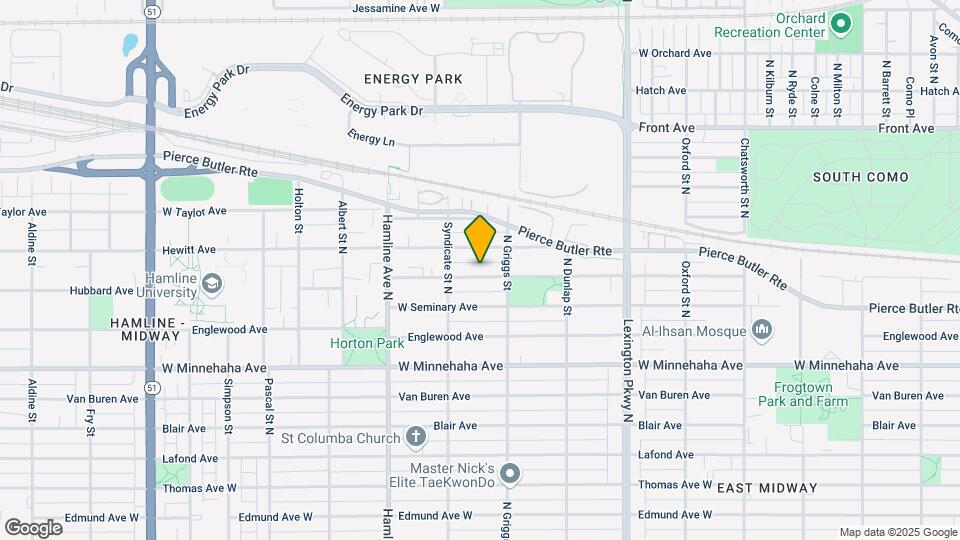 1247 Hubbard Ave-Unit -1 Map and Location Details