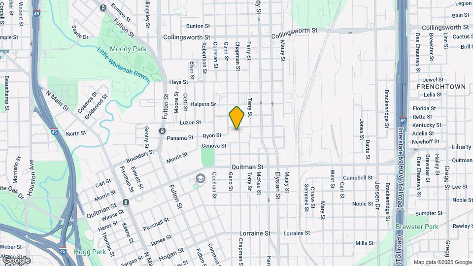 2711 Chapman St Map and Location Details