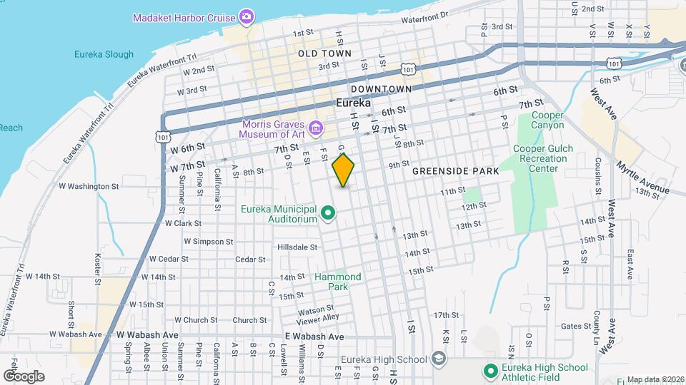 942 G St Map and Location Details