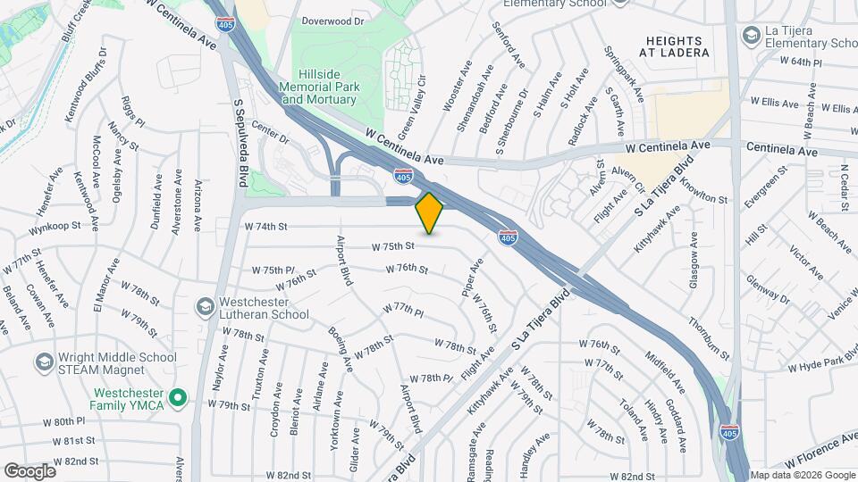 5867 W 75th St Map and Location Details