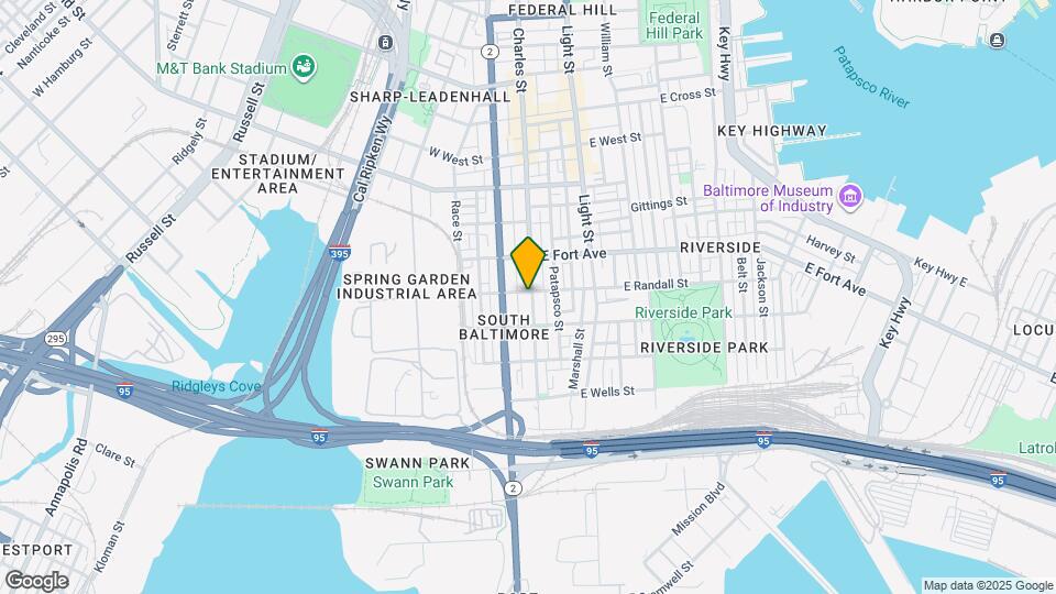 1600 S Charles St Mapa y Detalles de la Ubicación