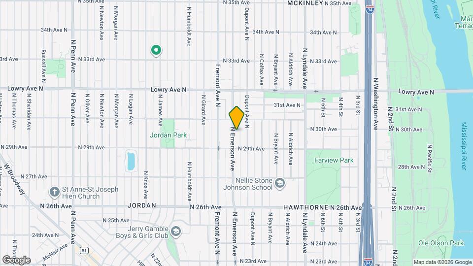 2928 Emerson Ave N Mapa y Detalles de la Ubicación