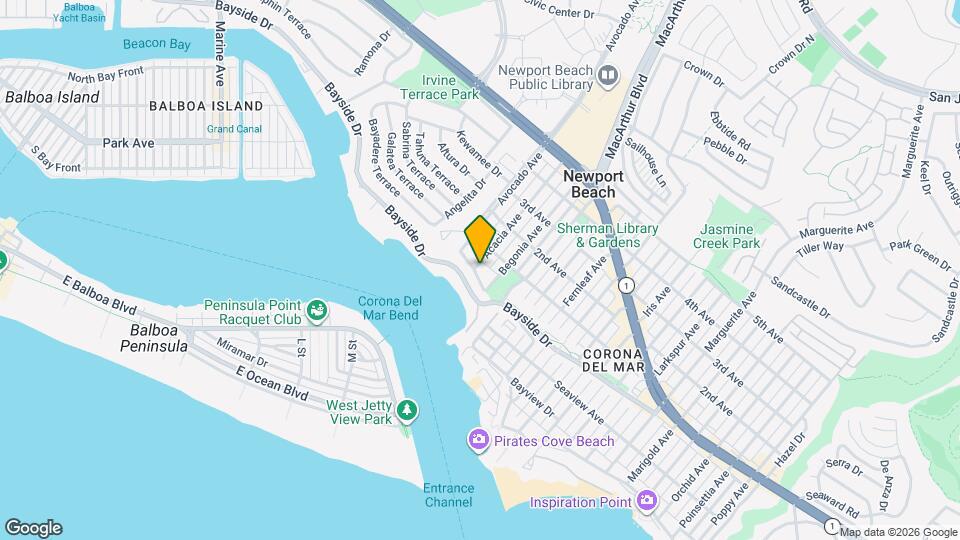 2304 Pacific Dr Map and Location Details