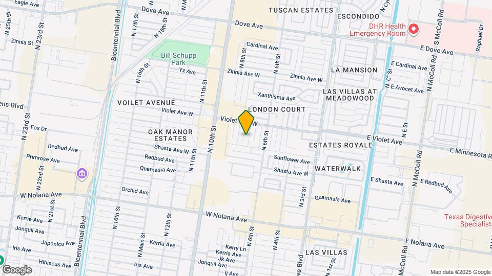 4608 N 8th St Map and Location Details