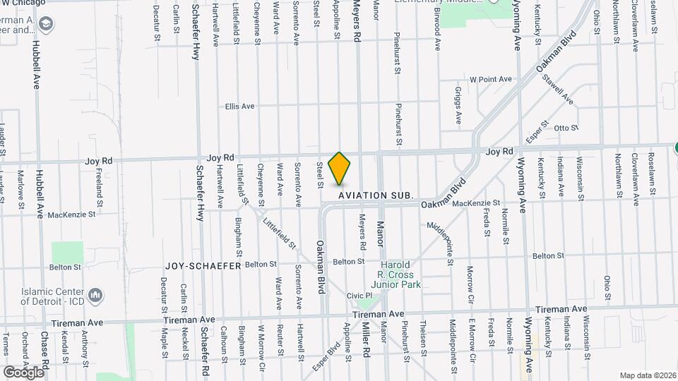 8531 Appoline St Map and Location Details