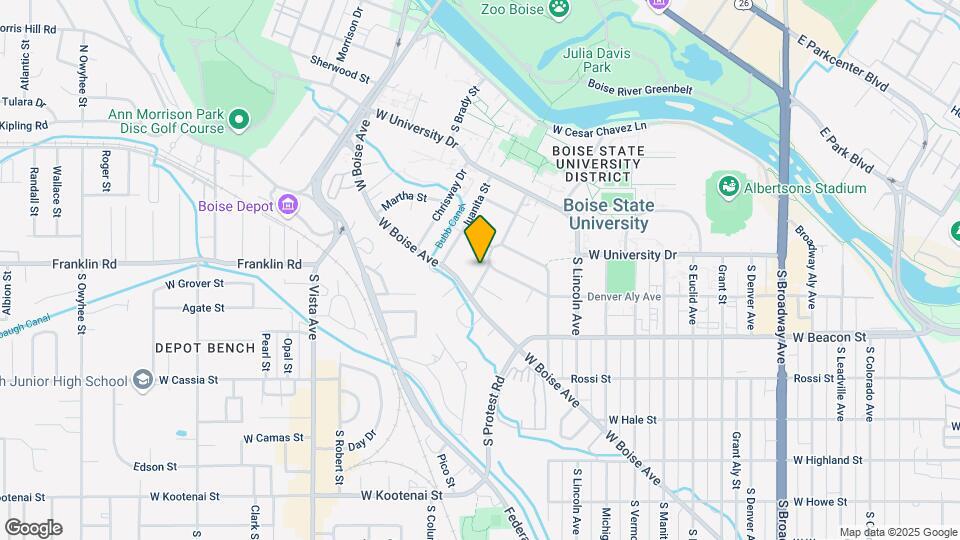 1605 S Joyce St Map and Location Details