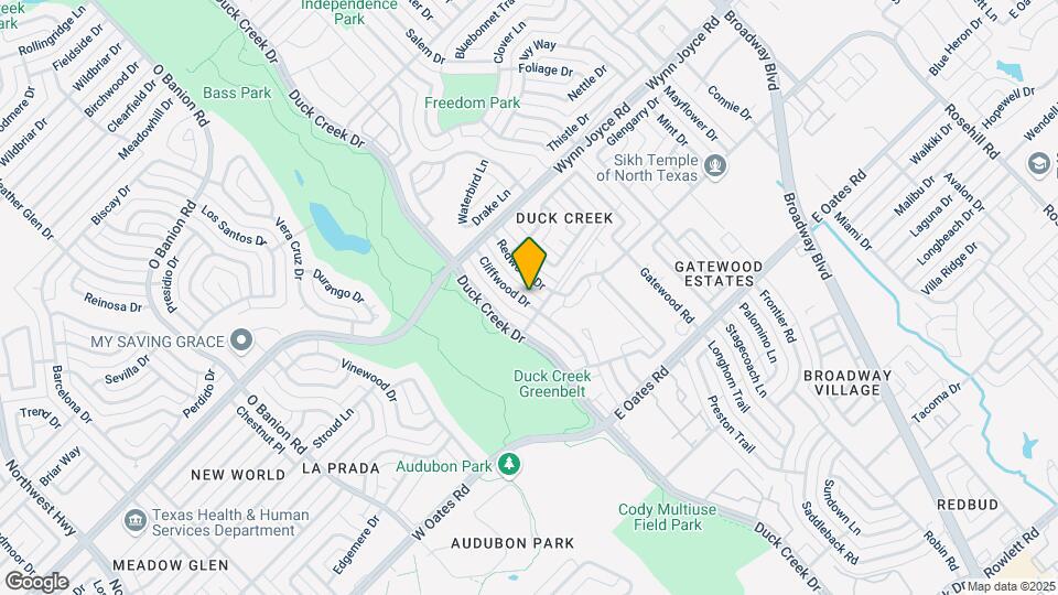 4734 Cliffwood Dr Map and Location Details