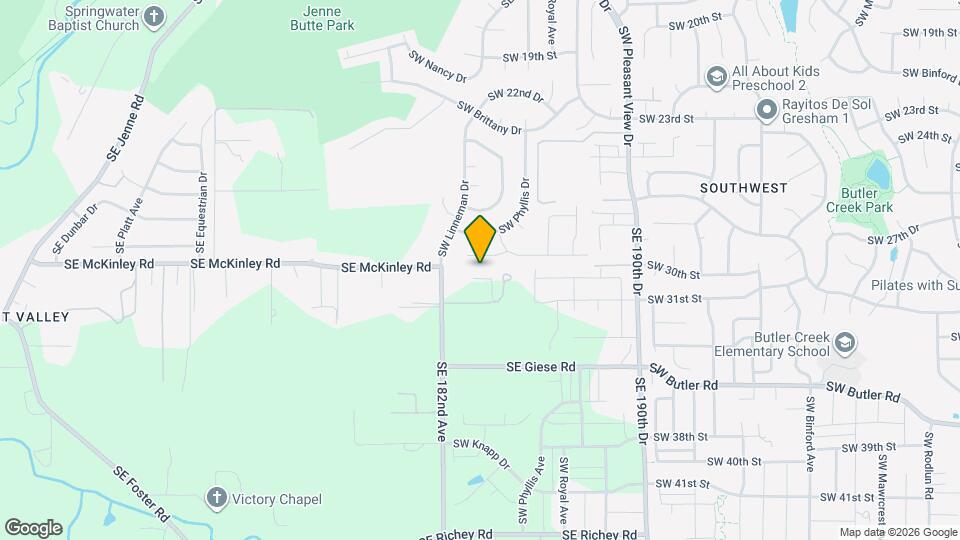 4059 SW McKinley St Map and Location Details