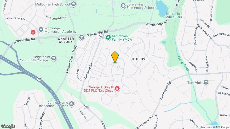 13718 Biggin Pond Ln Map and Location Details