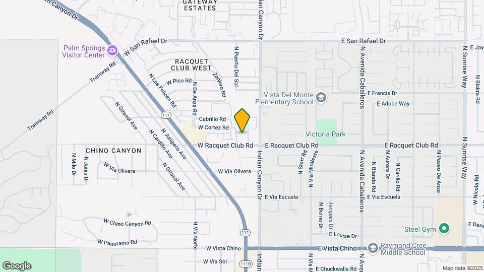 130 W Racquet Club Rd Map and Location Details