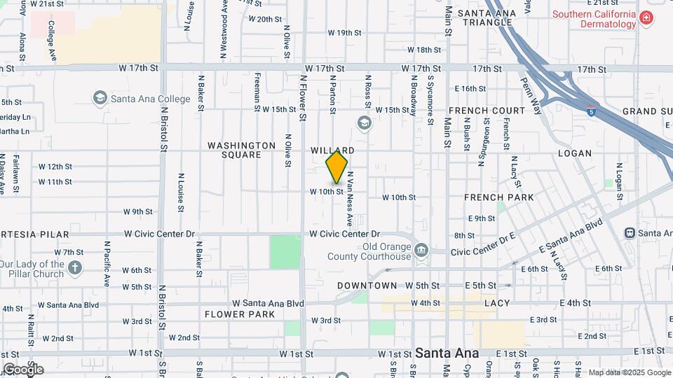 1001 N Parton St Map and Location Details