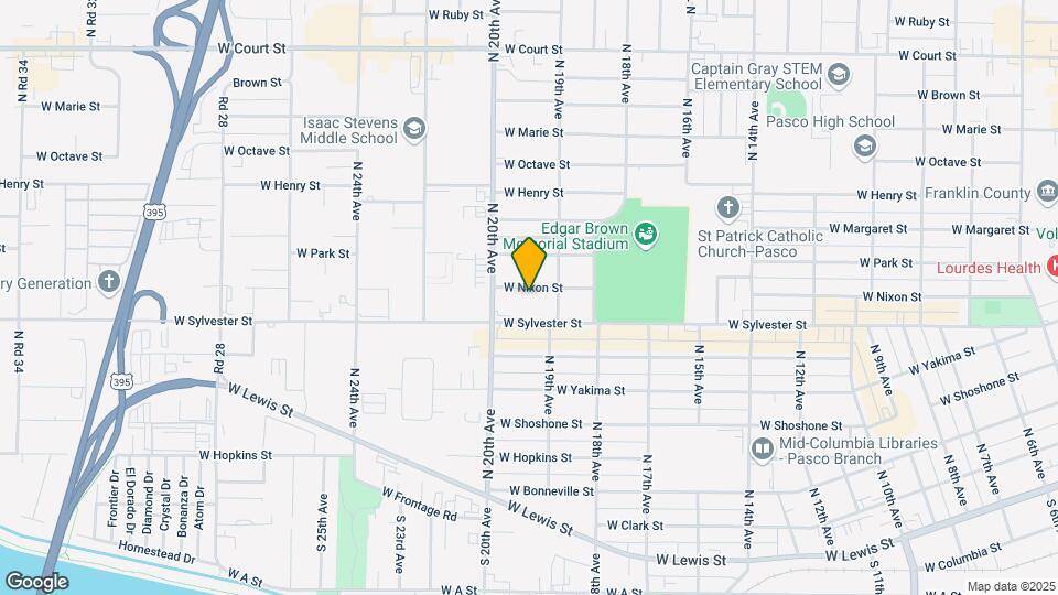 1816 West Nixon Street Map and Location Details