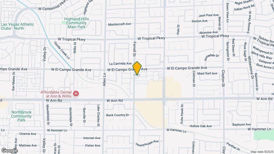 3231 Ocean Spray Ct Map and Location Details