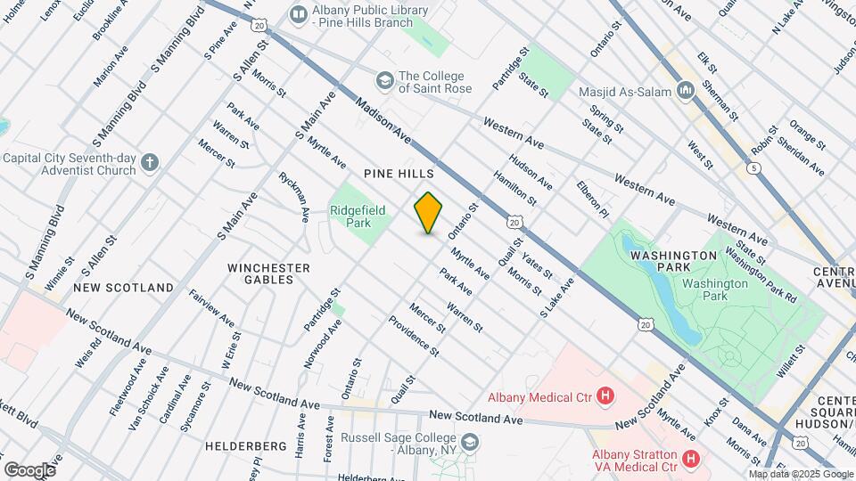 664 Myrtle Ave-Unit -1 Map and Location Details