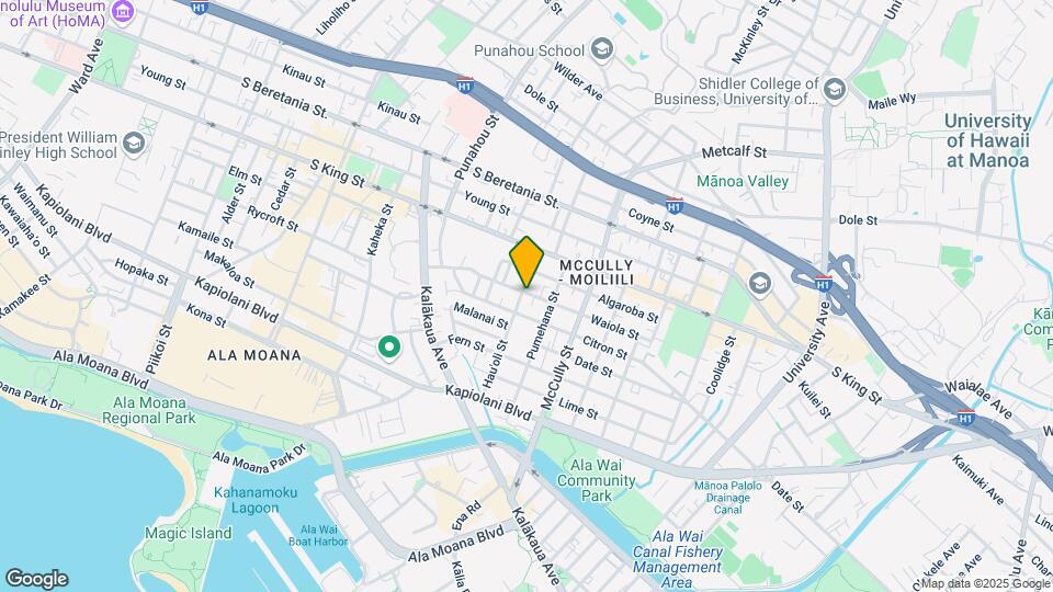 Waiola Apartments Mapa y Detalles de la Ubicación