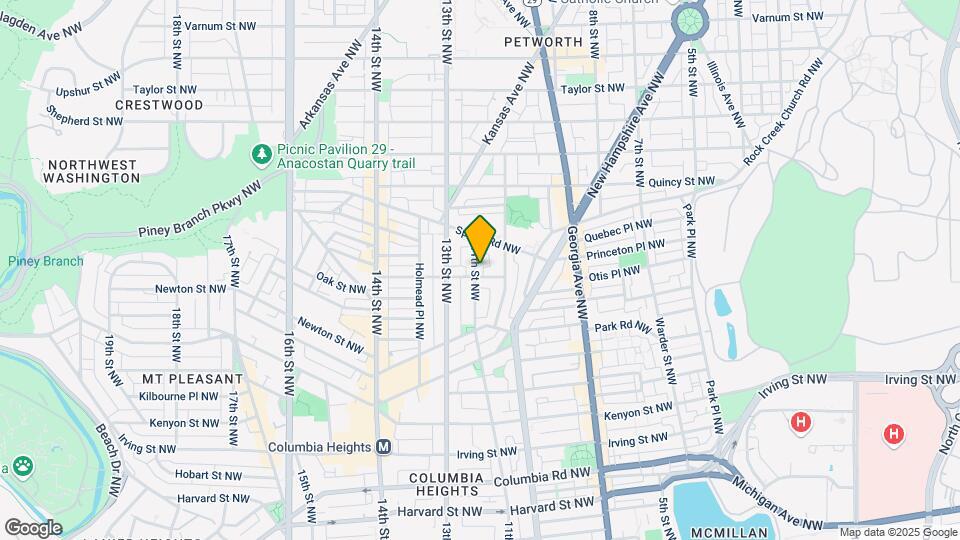 3607 11th St NW Map and Location Details