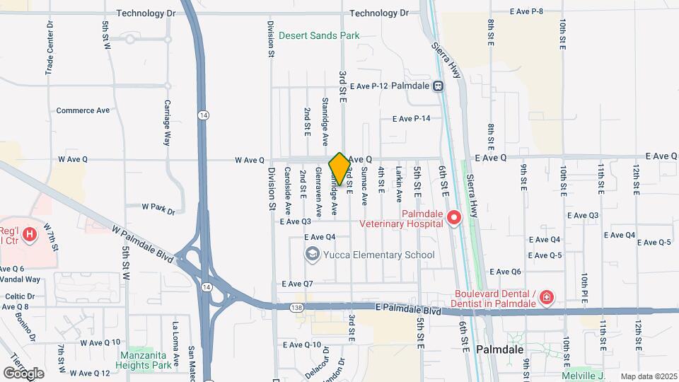 38652 Stanridge Ave Map and Location Details
