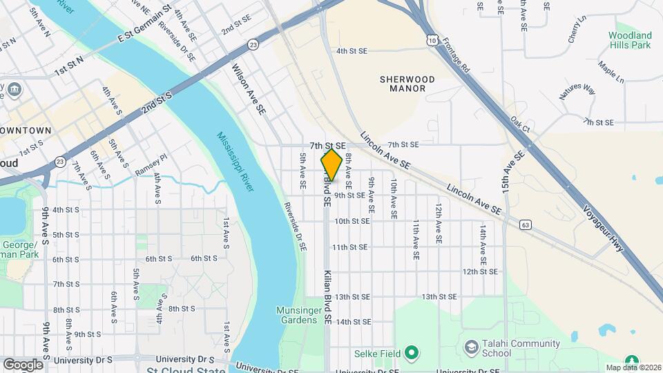 822 Kilian Blvd SE Mapa y Detalles de la Ubicación