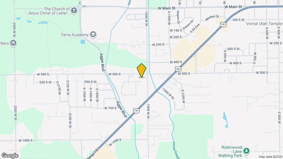 1550 W Partridge Dr Map and Location Details