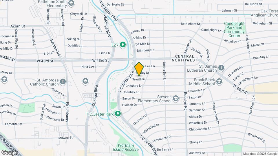 2302 Hewitt Dr Map and Location Details