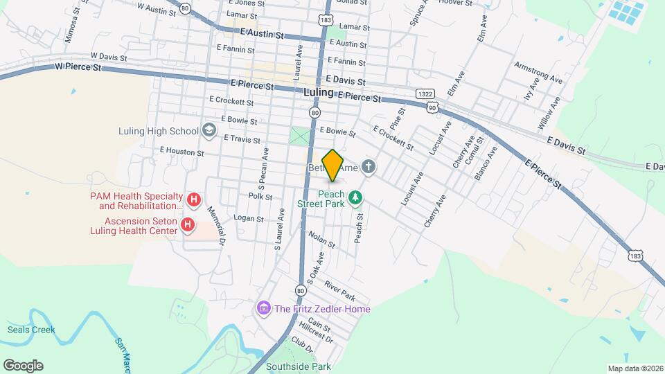 521 S Oak Ave Map and Location Details