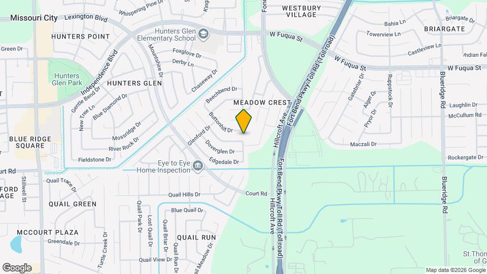 2711 Misty Meadow Ln Map and Location Details
