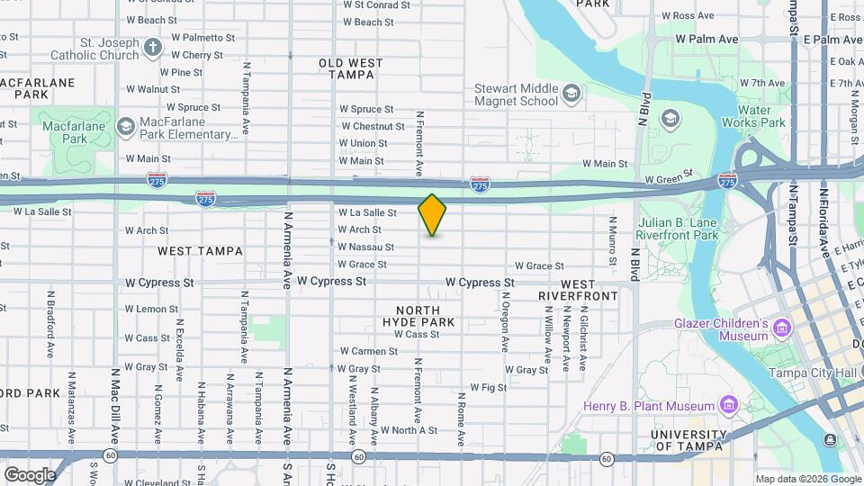 1717 W Nassau St Map and Location Details