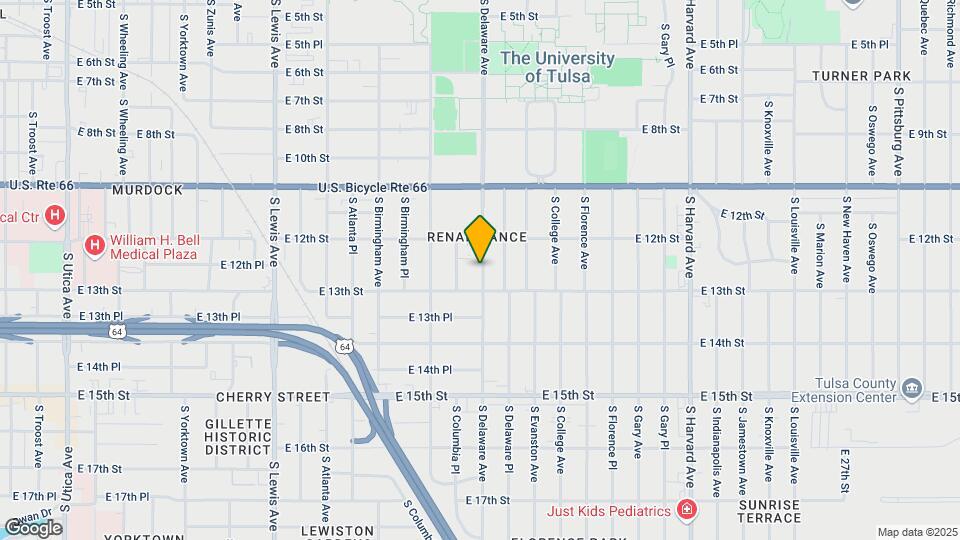 1232 S Delaware Ave, Unit 1234 Map and Location Details